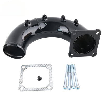 High - Flow Intake Elbow EGR Kit for 1998 - 2002 Dodge Ram 2500 3500 5.9L Cummins Diesel Turbo, Premium Upgrade Part