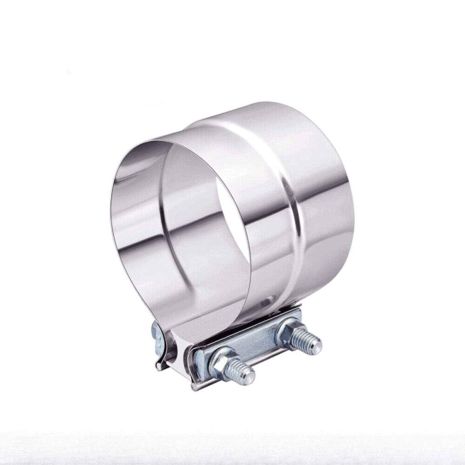 4" Inch Stainless Steel Lap Joint Exhaust Clamp Muffler Sleeve - Foto 6