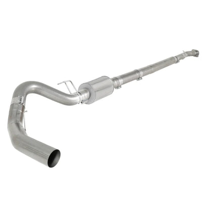5" Down Pipe Back DPF Delete Pipe Installed on 2008 - 2010 6.4L Ford F250