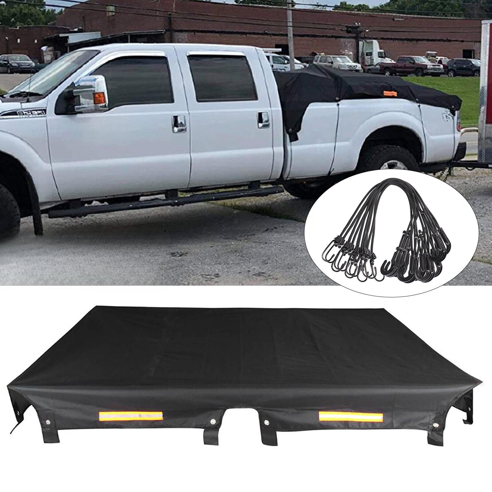 Truck Bed Cover Tonneau 5.8Ft For 2014-2019 Chevy Silverado GMC Sierra 1500