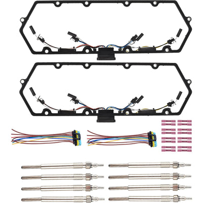 - 7.3L Powerstroke Valve Cover & Glow Plug Kit for 1998-2003 Ford F250