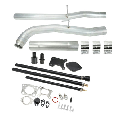 4 inch DPF Delete Pipe for 2017 - 2022 6.6L Duramax L5P Trucks
