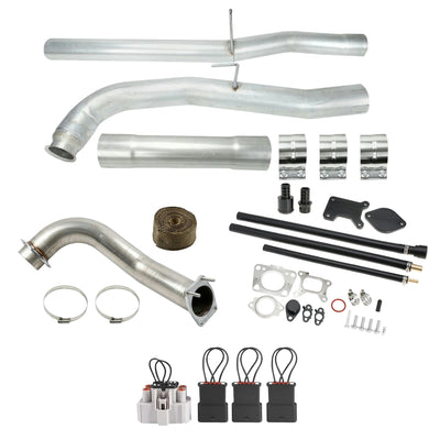 4 inch DPF Delete Pipe for 2017 - 2019 6.6L Duramax L5P