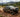 a pickup truck running off road