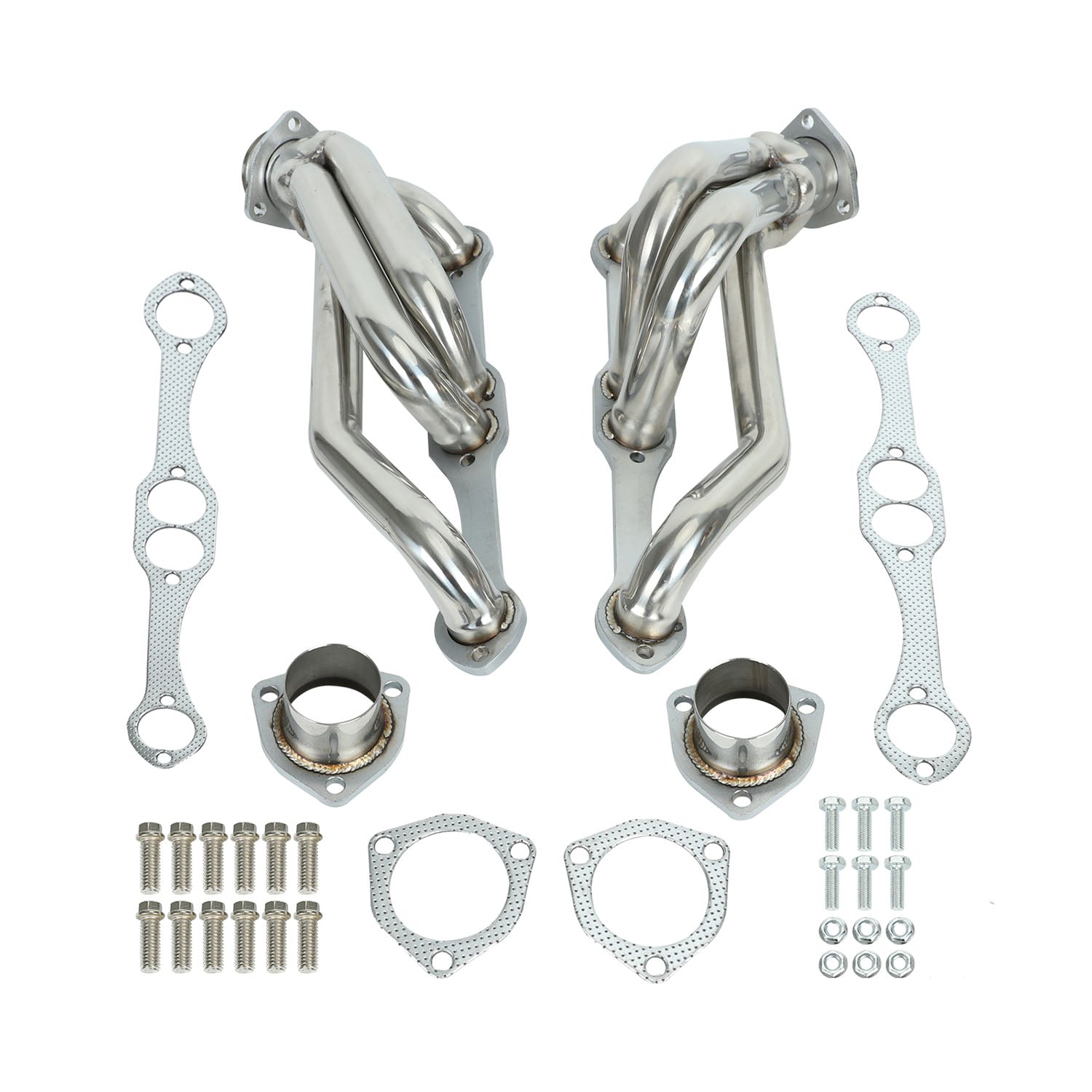 Exhaust Manifold Header for Chevy Small Block Blazer S10 S15 2WD 283, 302, 305, 307, 327, 350, 400