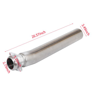 3.5" Muffler Delete Exhaust CAT Pipe for 6.0L Powerstroke 2003-2007 Ford F250 F350