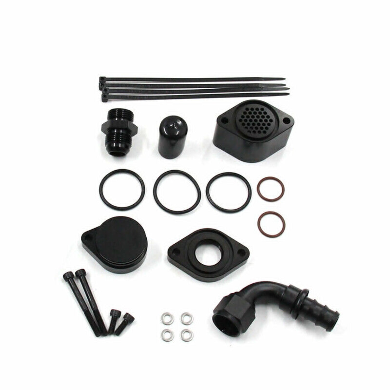 CCV PCV Reroute Engine Ventilation Kit for 2011-2020 6.7L Powerstroke Ford F250 F350 F450 F550