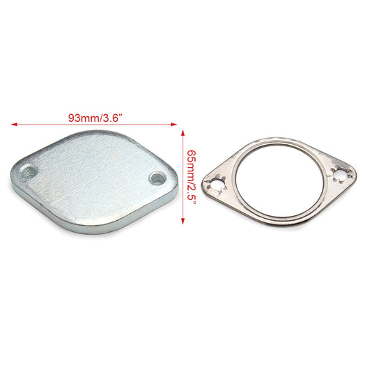 Aluminum Alloy 6.4 Powerstroke EGR Cooler Delete Kit Components