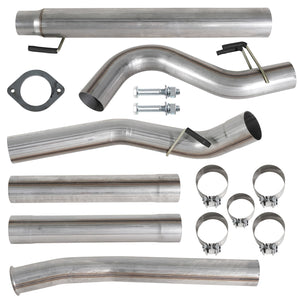5″ Down-pipe Back DPF Delete Race Pipe for 6.7L Powerstroke 2011-2022 Ford F250 F350 (No muffler)
