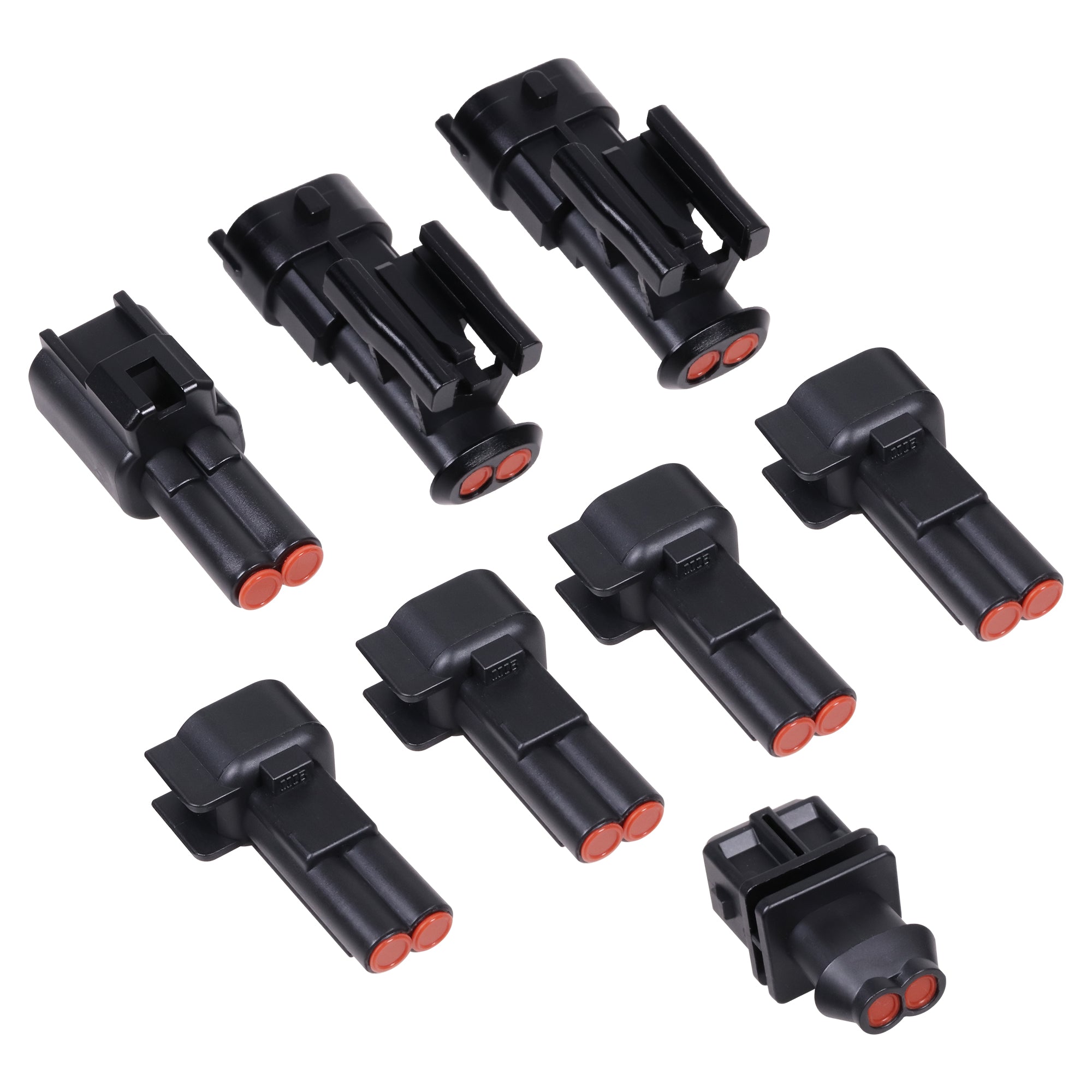 Ford F250 F350 2015-2016 6.7L Powerstroke EGR DPF harness plug kit, snap-in protective connectors
