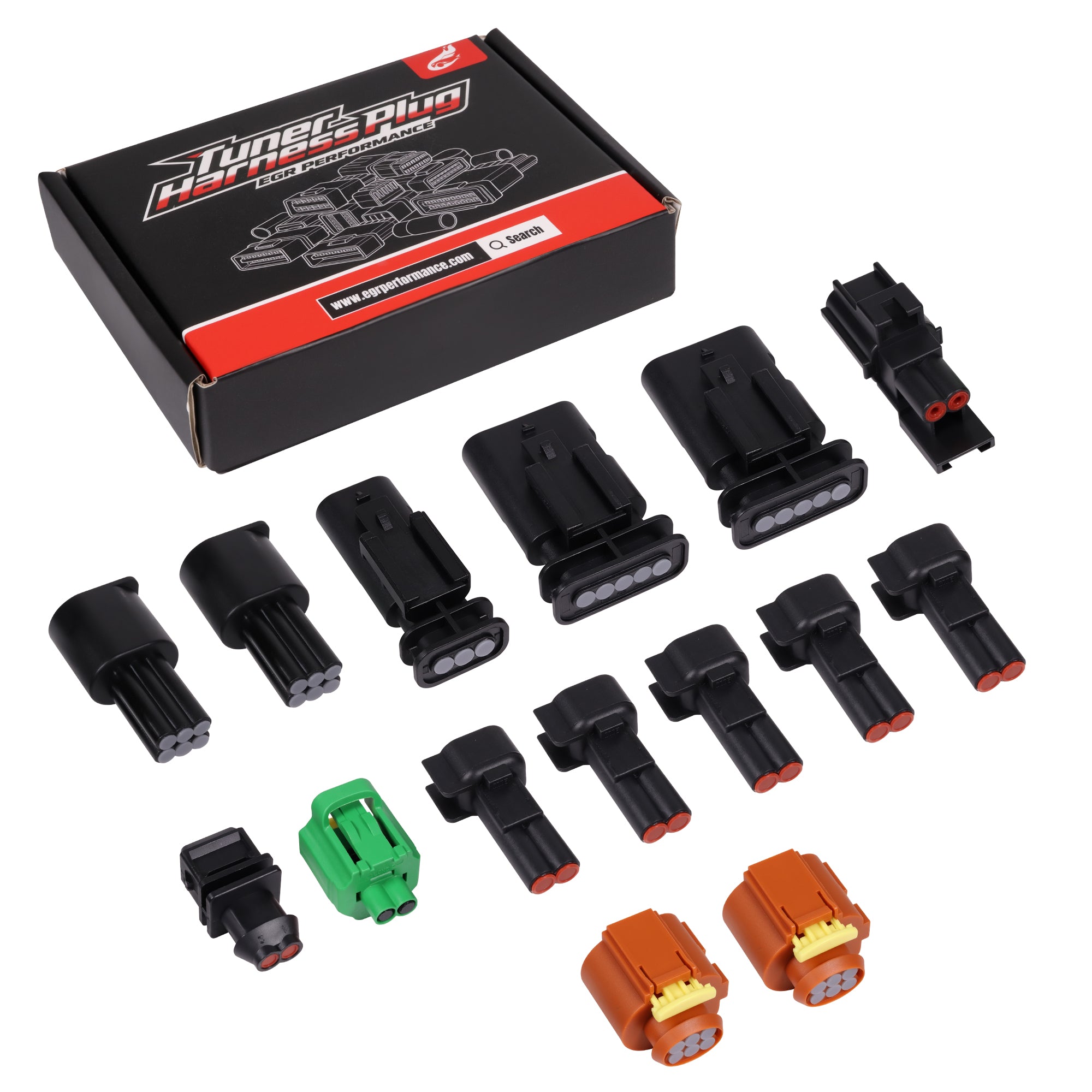6.7L Powerstroke weatherproof harness plug kit for Ford F250 F350 2017-2019 emissions tuning accessory