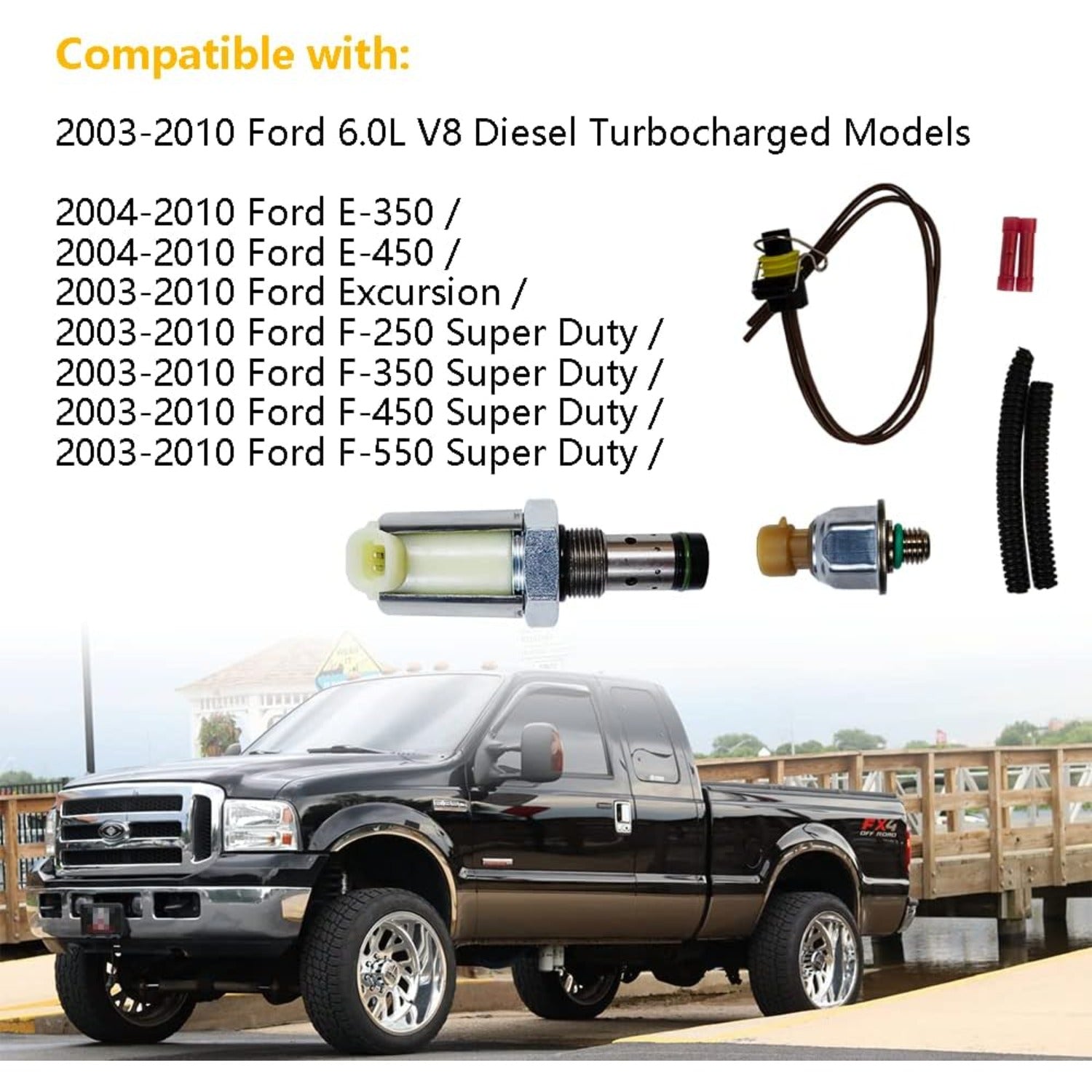 6.0L Powerstroke ICP Sensor & IPR Valve Kit for Ford E350 (2004-2010) – EGR