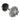 Side view displaying exhaust outlet diameter for HE351VE rotor assembly for 6.7L Dodge Cummins for Dodge Ram 2007-2012