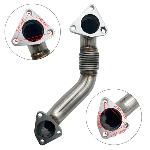 Duramax LML up-pipe with gaskets performance upgrade