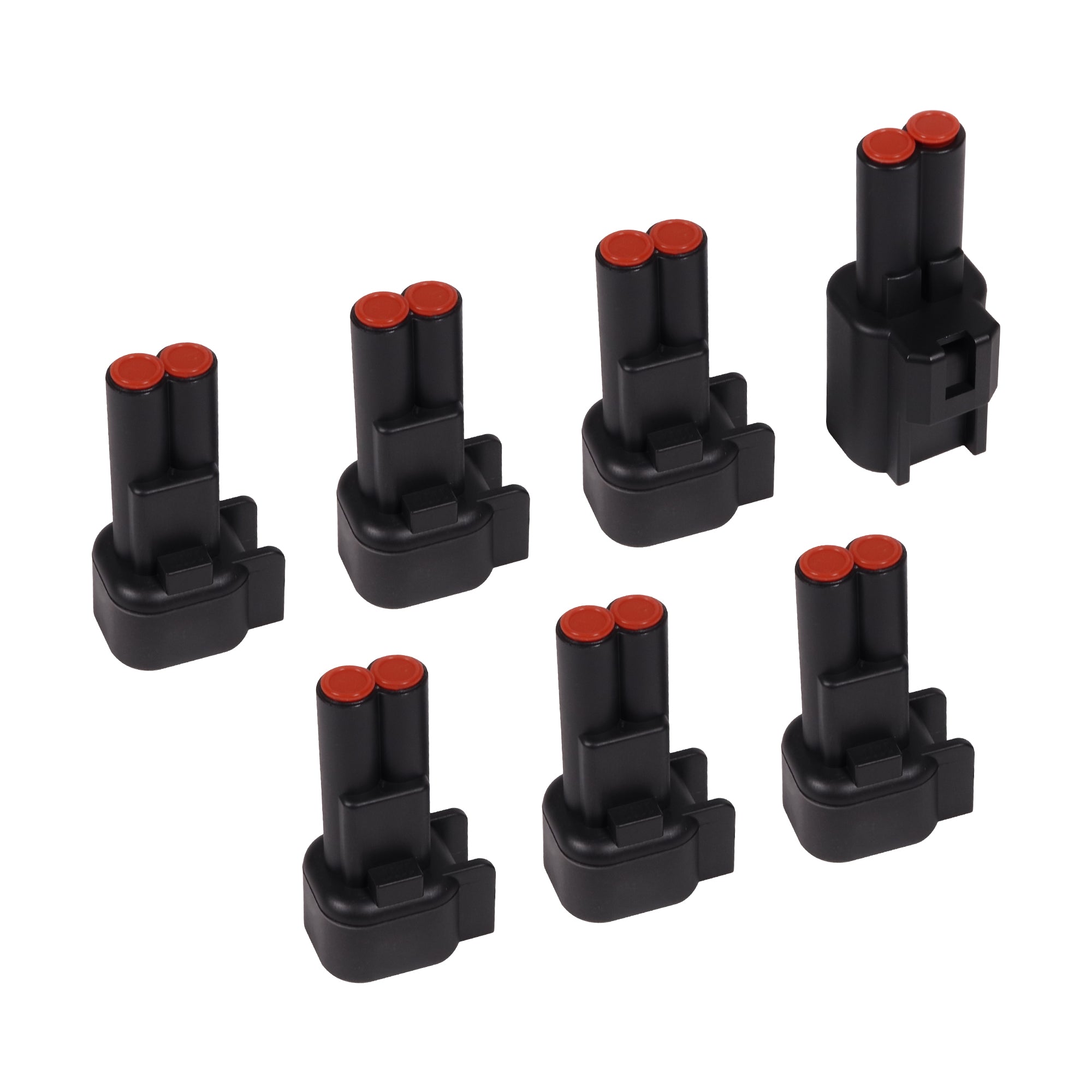 Full components display of Shibby Engineering tuner harness plug kit for 2020-2022 Ford F-250 F-350 6.7L Powerstroke