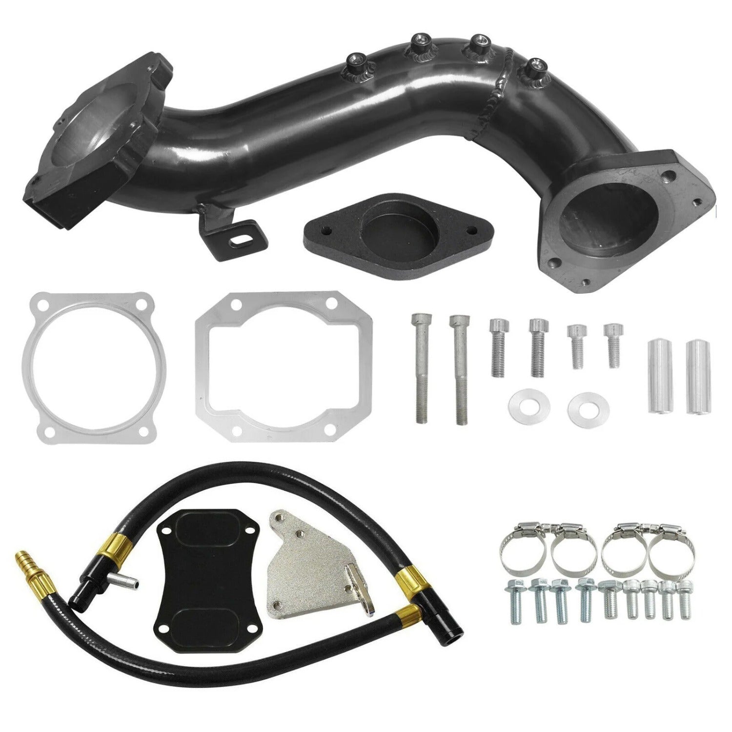Bridge Lml 6.6L LML Duramax Intake Tube Bridge & EGR Valve Cooler Delete Kit for ...