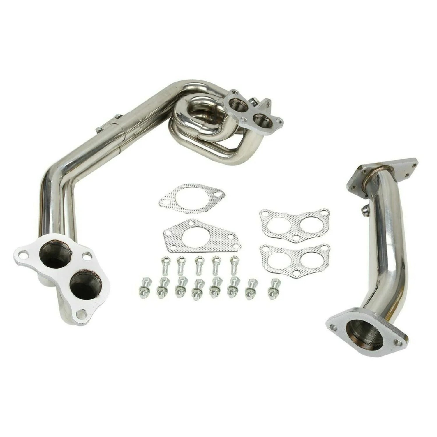 Unequal Slip Joint Exhaust Manifold Header & UpPipe for 2008-2014 Subaru Impreza WRX/STi 2.0L/ 2.5L