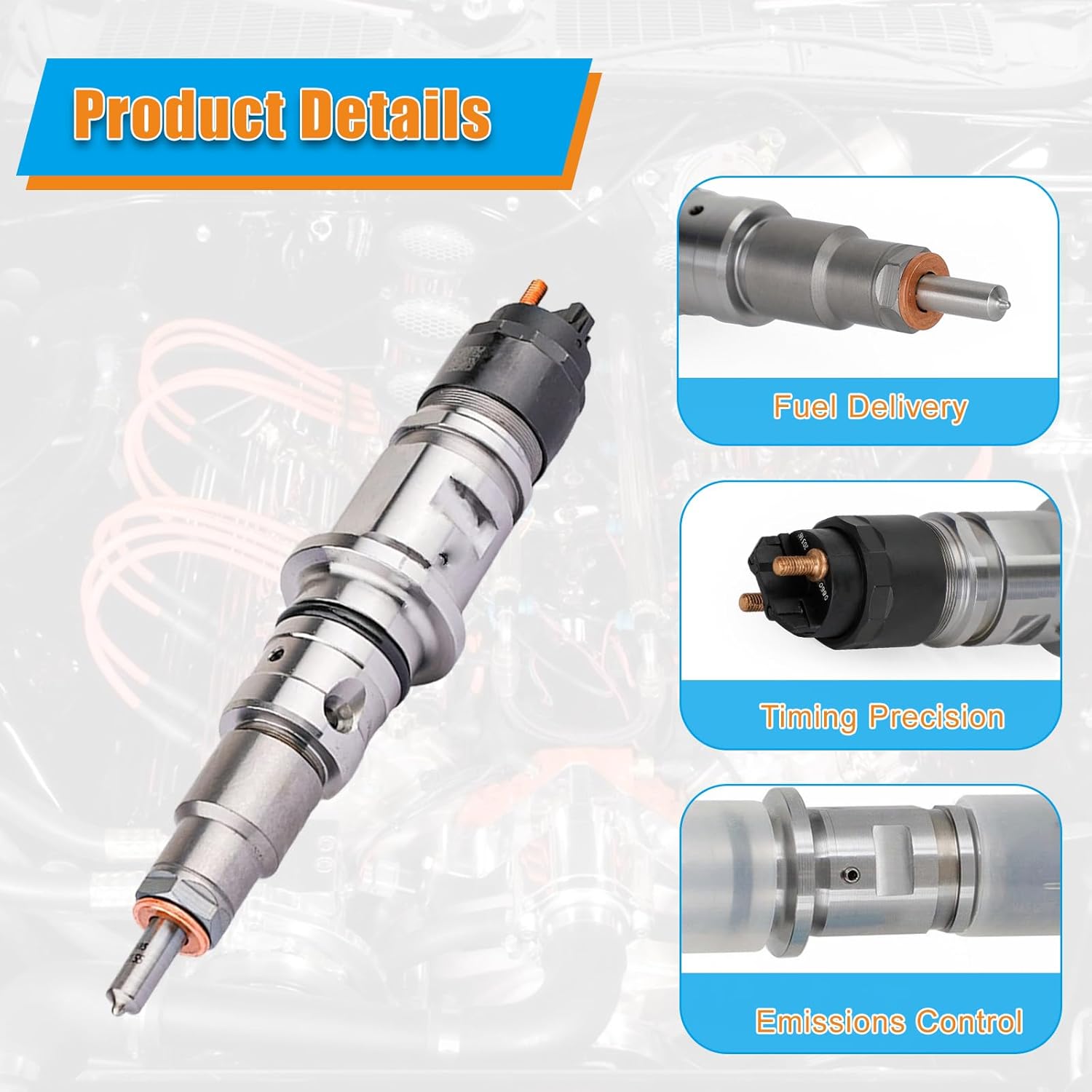 Ram Injector Testor Fuel Injector for Dodge Ram 3500 4500 5500 2010-2012 0445120188 - EGR ...