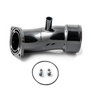 For 2020-2024 GM 6.6L Duramax L5P 3.5" Black Turbo Intake Horn Kit