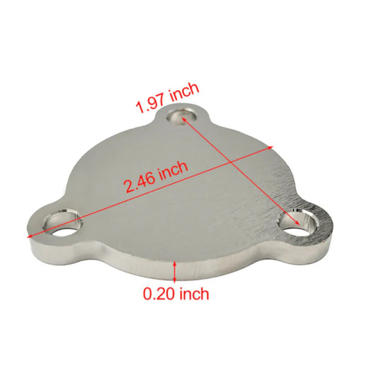 High-Quality Aluminum Block-Off Plate for EcoDiesel EGR Delete
