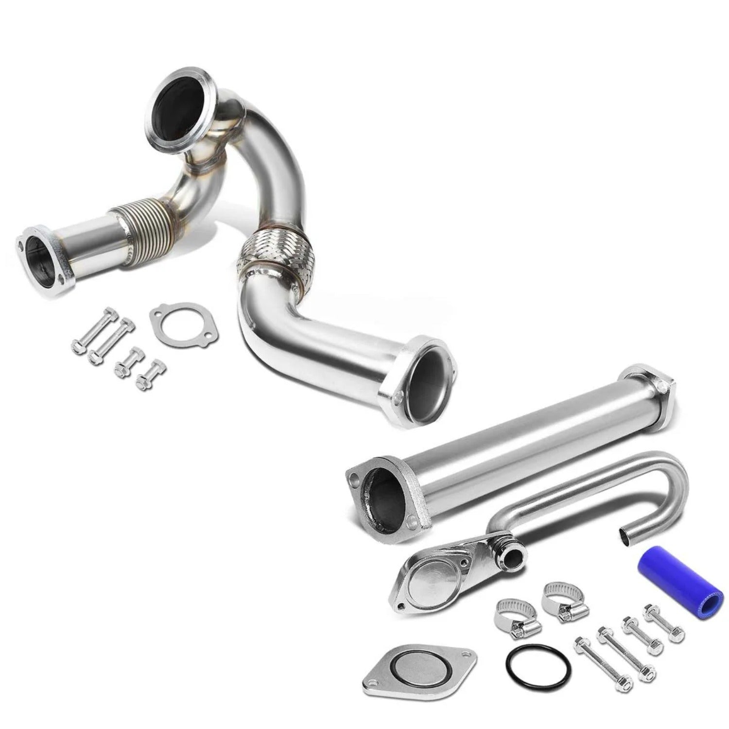 For 2003-2007 6.0 Powerstroke Ford Super Duty EGR Delete Kit with Up ...