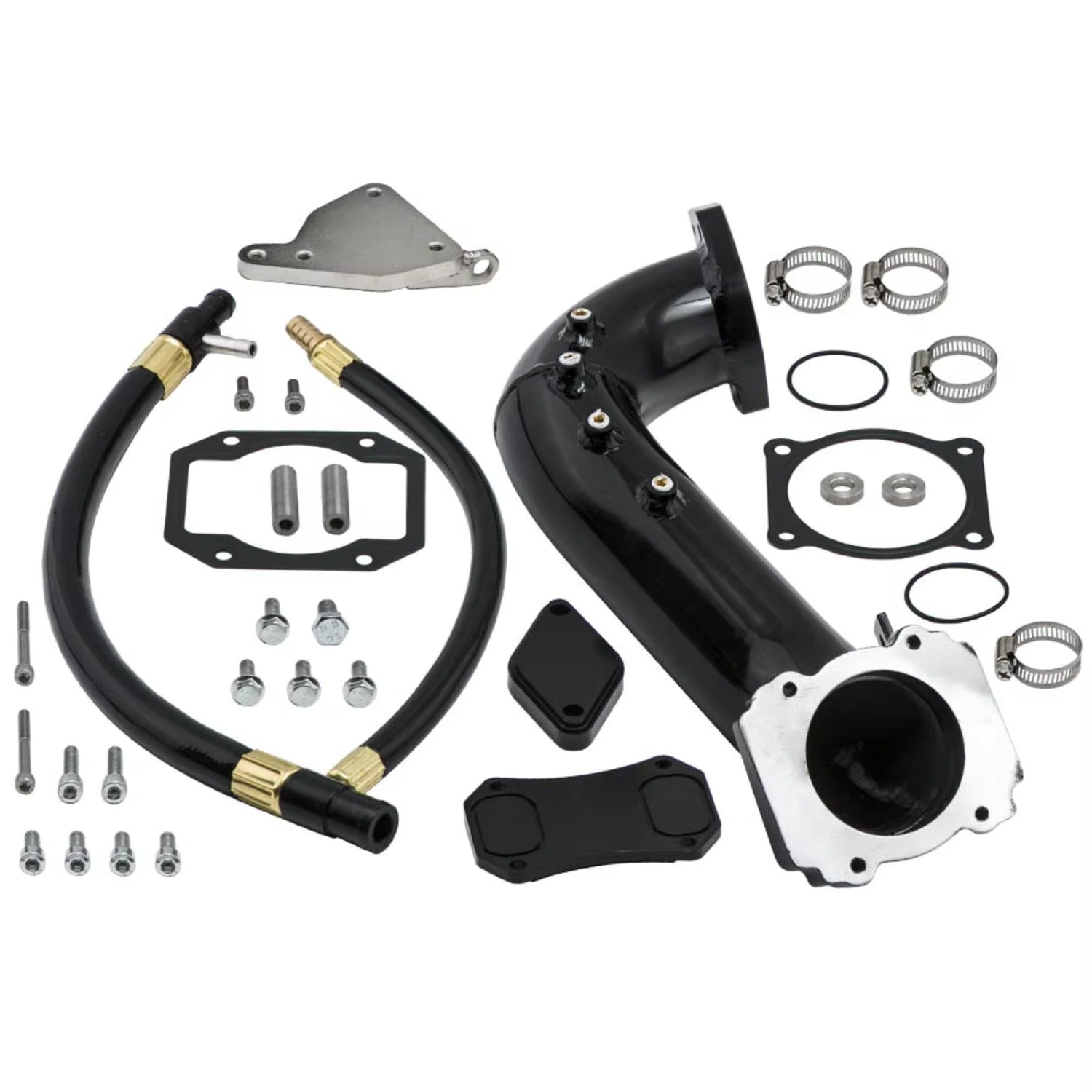 Bridge Lml 6.6L LML Duramax Intake Tube Bridge & EGR Valve Cooler Delete Kit for ...
