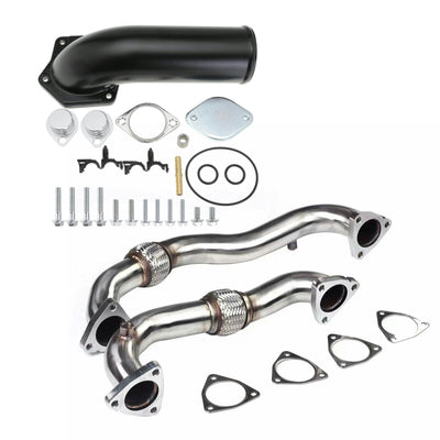 6.4 Powerstork EGR Delete Pipes Installed on 2008 - 2010 Ford F250