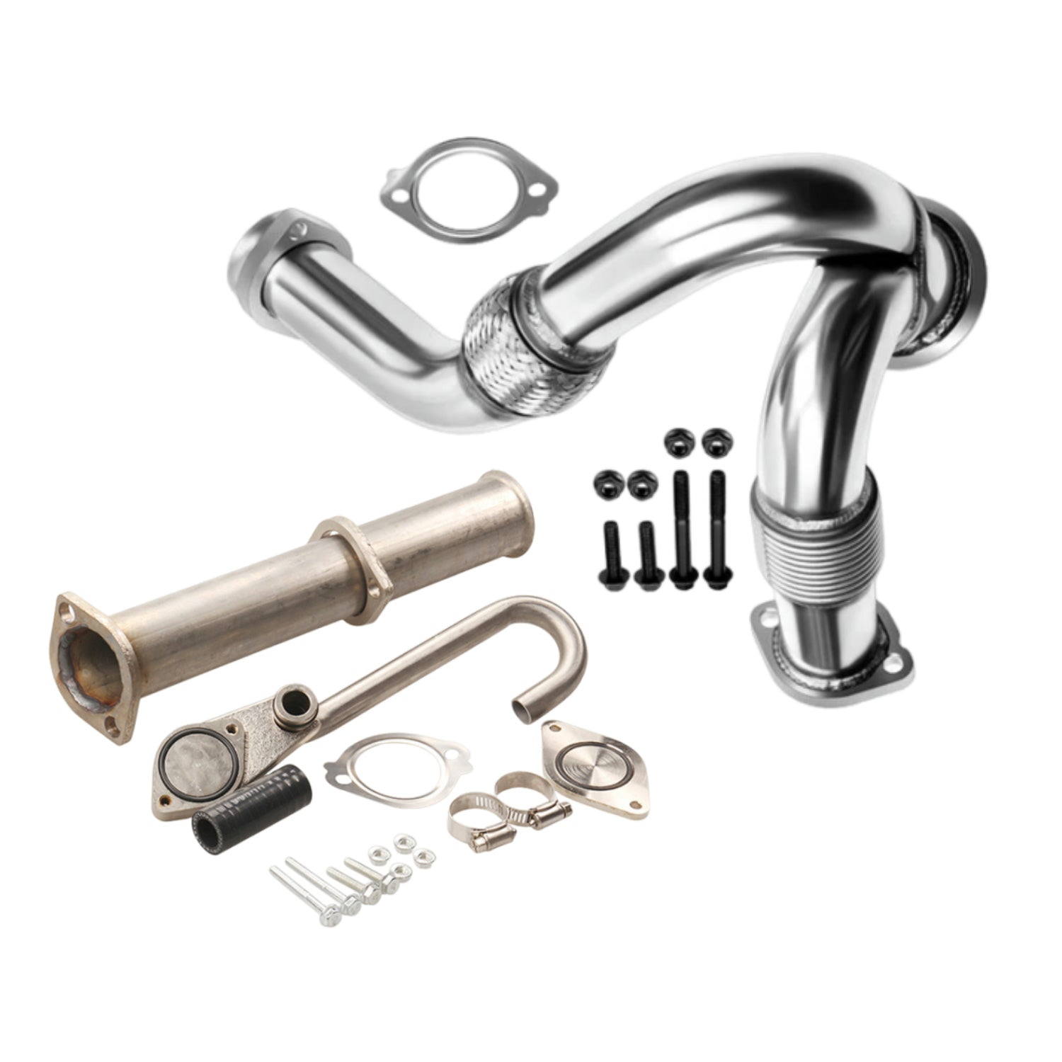 Ford 6.0L PowerStroke EGR Bypass and Turbocharger Y-Pipe Combo Kit
