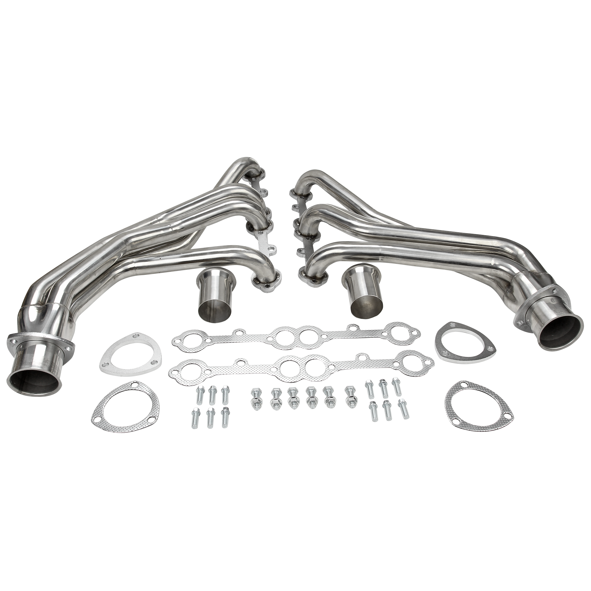 Stainless Steel Exhaust Manifold Headers for Chevy 283/302/305/307/327/350/400 Small Block V8 Engine
