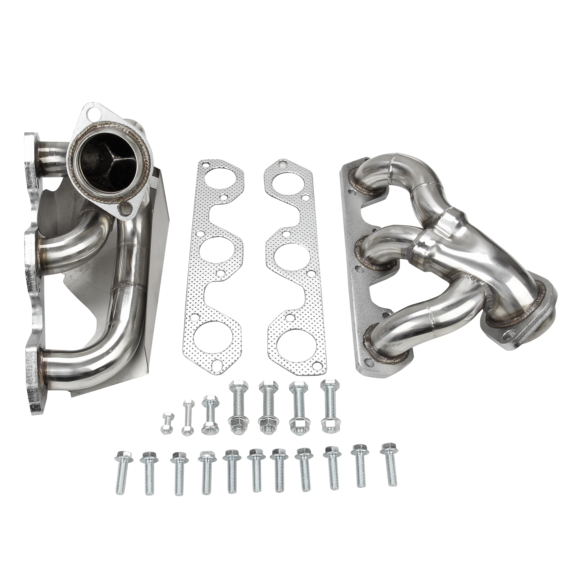 Exhaust Headers Manifolds for 2007-2011 Jeep Wrangler 3.8L V6 with Gasket Set
