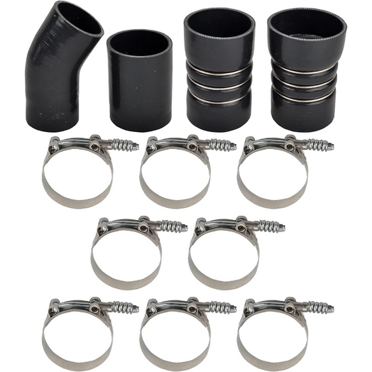 Turbo Intercooler CAC Boots Clamps Kit for Ford 6.0L Powerstroke F250 2003 - 2007