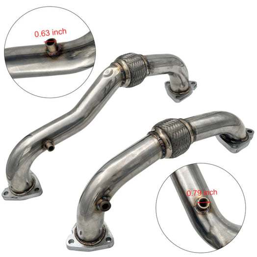 EGR Delete Up Pipe & Tuner for 2008-2010 6.4L Powerstork Ford F250 F350 F450