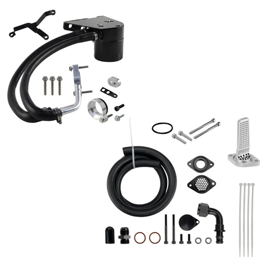 CCV Reroute/Delete Kit 2011-2025 Ford 6.7 Powerstroke F250 F350 F450 F550 w/Catch Can | EGR Performance