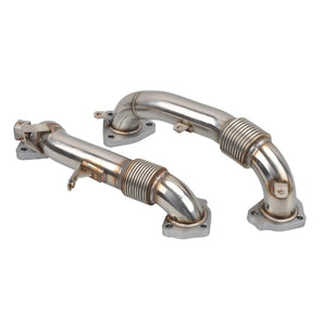 For 2017-2023 6.6L Duramax L5P Exhaust Up-Pipe Chevy Silverado GMC Sirra 2500 3500