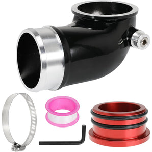 For 2004.5-2005 6.6L Duramax LLY Turbo Inlet Manifold Intake Elbow w/ Resonator Plug Kit