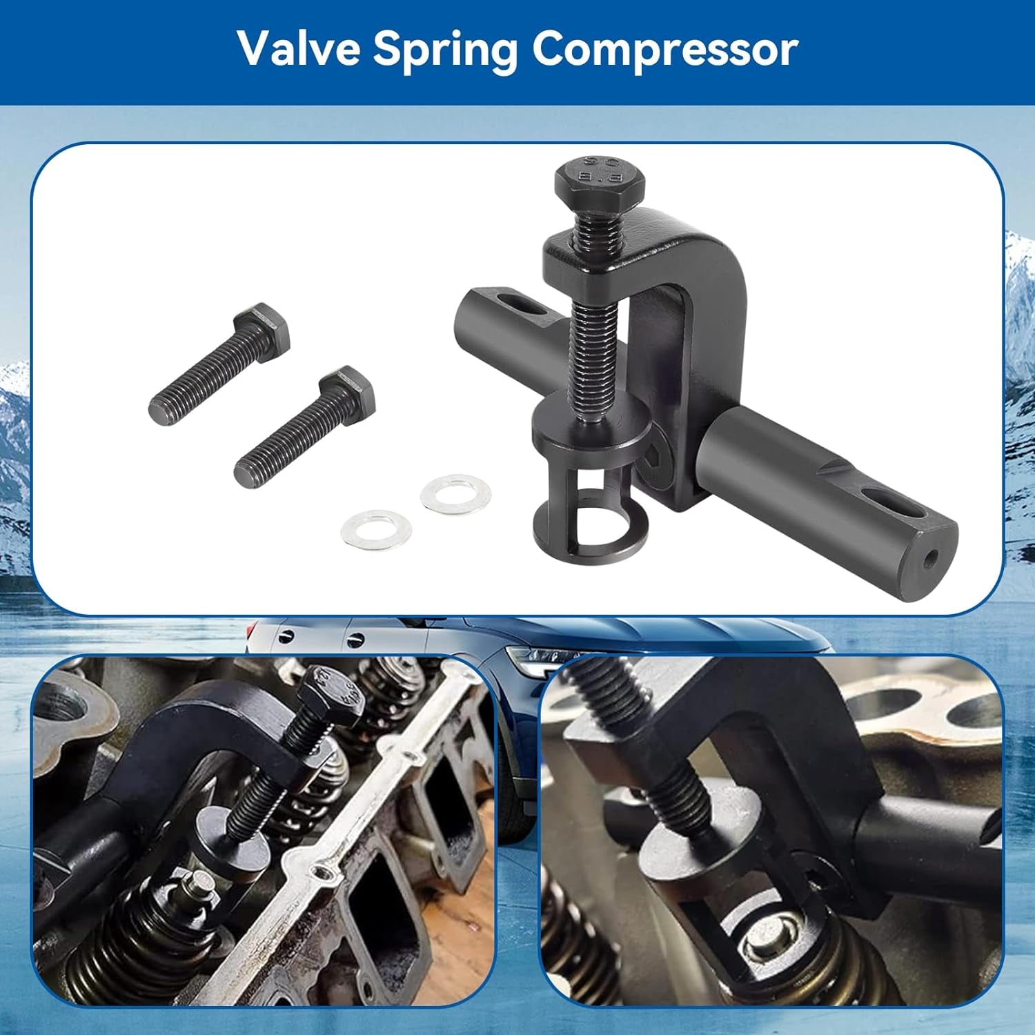 POW352003 Valve Spring Compressor Tool for Dodge Ram 2500 3500 5.7L 6.1L 6.2L 6.4L HEMI