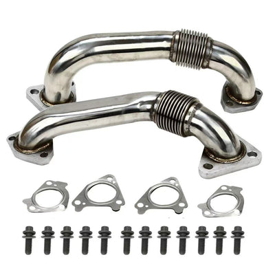 EGR Performance Stainless Steel Up - Pipes for 2001 - 2016 6.6L Duramax Chevy GMC Trucks