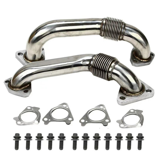 EGR Performance Stainless Steel Up - Pipes for 2001 - 2016 6.6L Duramax Chevy GMC Trucks