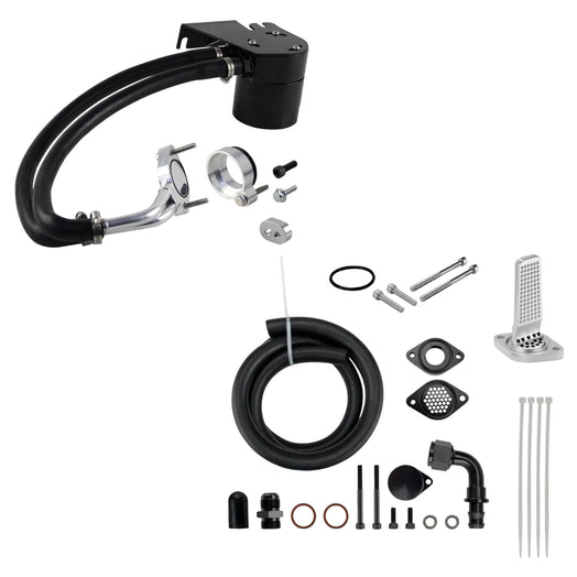 CCV Reroute/Delete Kit 2011-2025 Ford 6.7 Powerstroke F250 F350 F450 F550 w/Catch Can | EGR Performance
