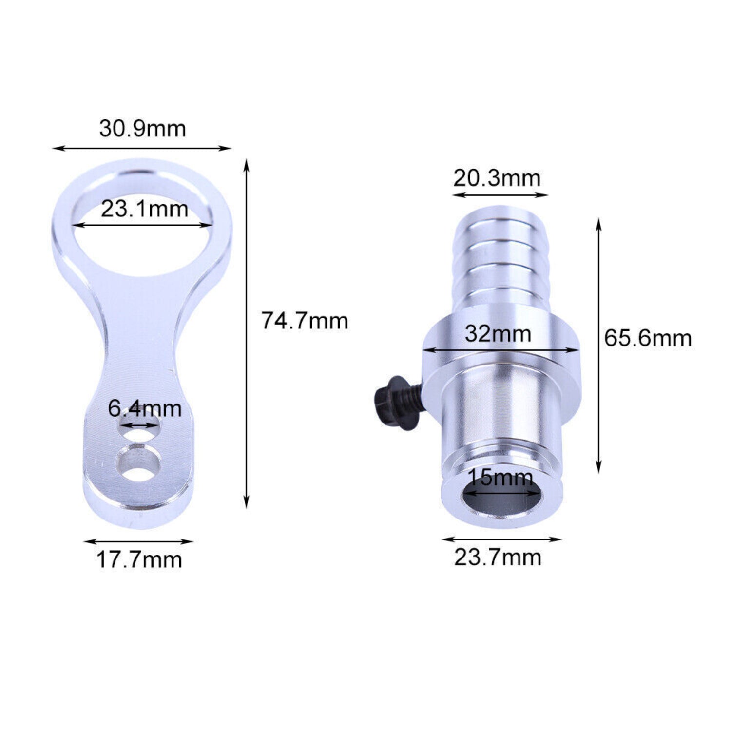 Coolant Bypass Hose Barb Adapter Set For 2009-2019 Dodge Ram 6.7L Cummins Diesel