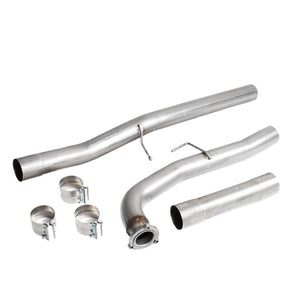 For 2015.5-2016 6.6 Duramax LML DPF & CAT Delete Pipe Fits Chevy Silverado 2500 3500