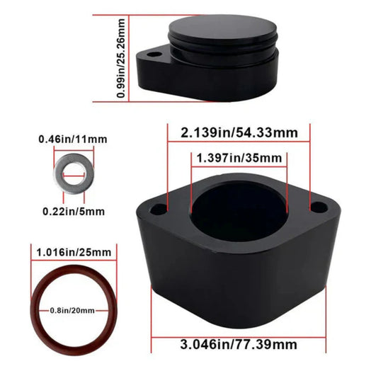 Engine ventilation upgrade CCV PCV delete kit for 6.7 Powerstroke F-250 F-350 F-450 F-550