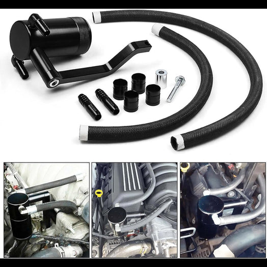 Oil Catch Can for 5.7L 6.4L HEMI 2011-2021 Dodge Charger Challenger Chrysler 300