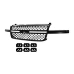 Grille For 2003-06 Silverado 2500 HD and 1500 HD Textured Black Shell and Insert