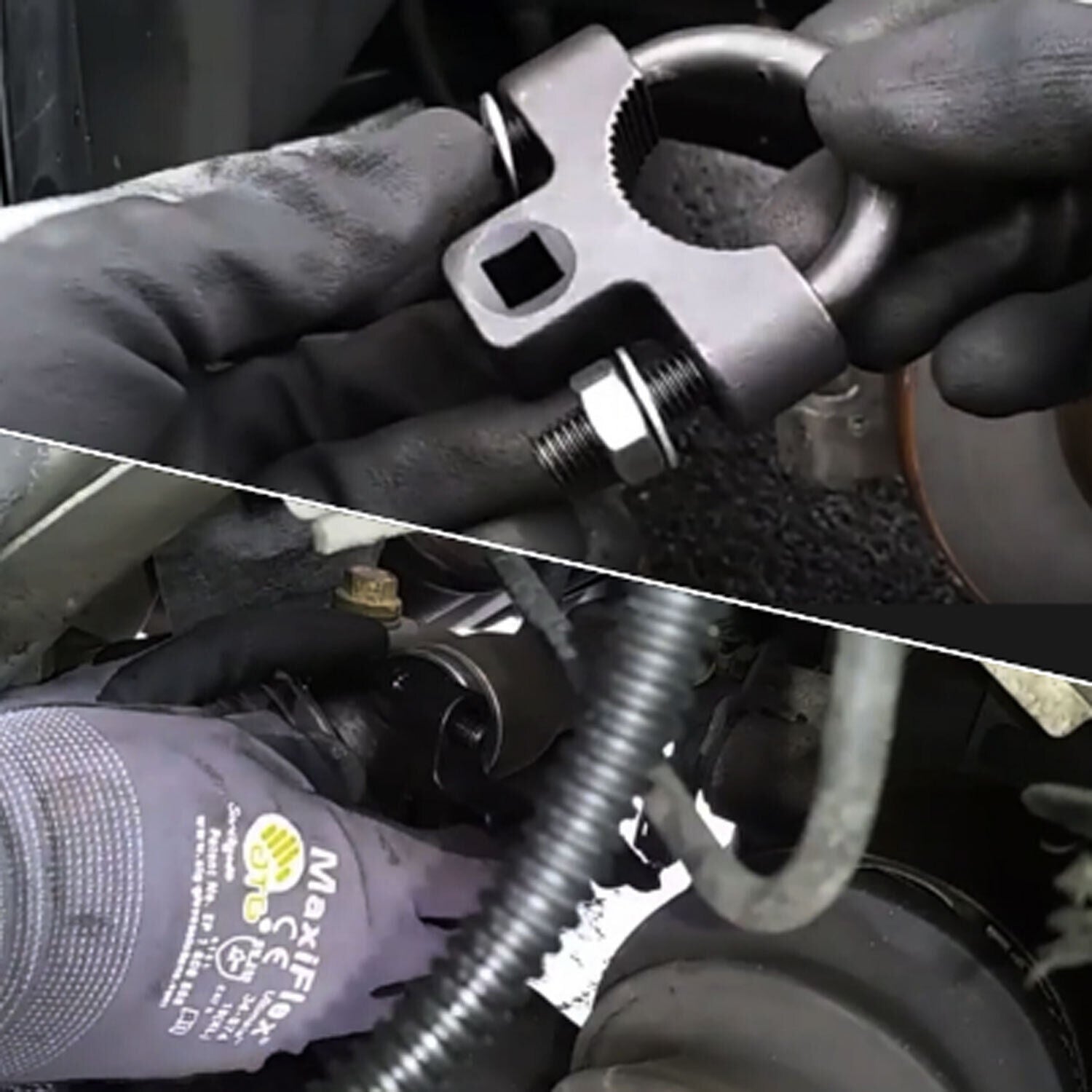 3/8" Inner Tie Rod Tool Low-Profile Turner Removal Installer Car Repair Tool