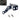 Angled full unit black intake manifold throttle cable bracket for 6.2L L92 GM truck 2007 to 2013