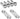 Front Tow Hooks with Hardware for All Engines Ford F 150 2015 2019 - image 10