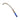 Side view displaying braided hose texture and connector shapes turbo oil feed coolant line braided kit for 6.7L Powerstroke Ford F250 F350 F450 F550 2011 to 2016