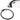 Official EGR Performance black transmission cooler hose line set for 5.9L 48RE Dodge Ram 2500 and 3500 2003 to 2007