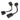Black adapter harness with factory connectors, LED headlight conversion for 6.7L Power Stroke V8 Ford F250 F350 2017 2018